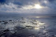 Marken, melting ice, The Netherlands