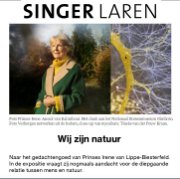 May 22- Aug 31 2025  https://www.singerlaren.nl/nl/agenda/1980//wij-zijn-natuur